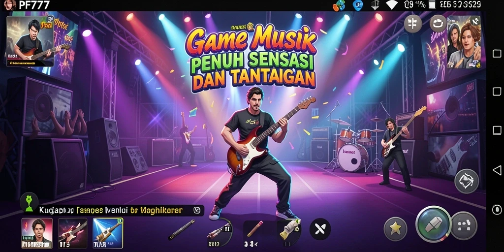 Gameplay PF777 yang menarik dan penuh tantangan musik.