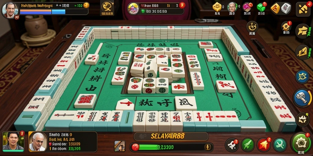 Tampilan gameplay Mahjong yang menarik di SELAYAR88.
